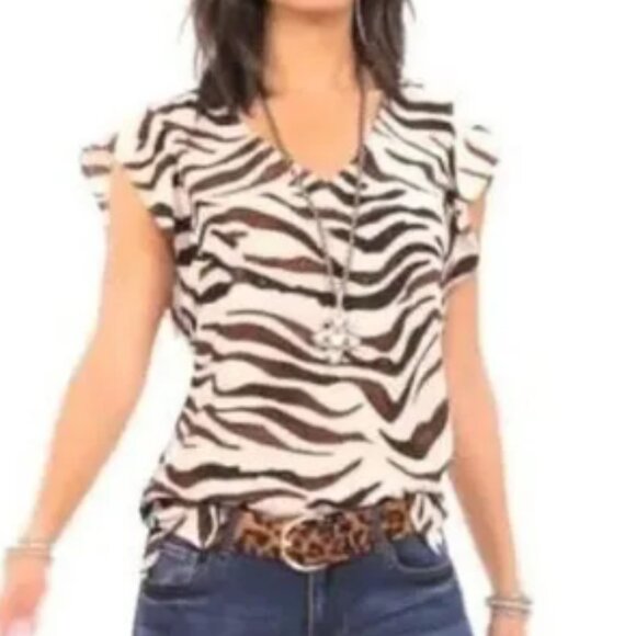 CAbi #3771 Zebra Top - Large - Picture 1 of 7